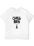 Chill Bro Gandhi Black Graphic Tee