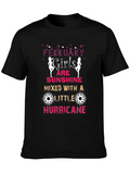 February Girls Sunshine & Hurricane Black T-Shirt