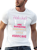 February Girls Sunshine & Hurricane Black T-Shirt