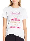 February Girls Sunshine & Hurricane Black T-Shirt