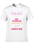 February Girls Sunshine & Hurricane Black T-Shirt