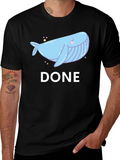 Cute Whale Done T-Shirt - Soft Cotton Tee