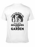 Grandkids Garden Black T-Shirt