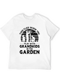 Grandkids Garden Black T-Shirt