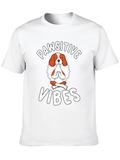 Pawsitive Vibes T-Shirt - Dog Yoga Design