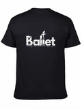 Ballet My Second Language Black T-Shirt