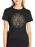 Band Aunt Leopard Graphic Tee