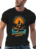 Fishing Therapy T-Shirt: Bigfoot Design