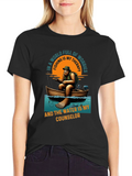 Fishing Therapy T-Shirt: Bigfoot Design