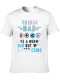 Crypto Dad T-Shirt - Bitcoin Ethereum Ripple