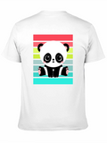 Cute Panda Bear Retro Style T-Shirt