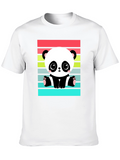 Cute Panda Bear Retro Style T-Shirt