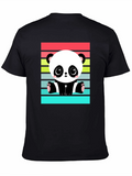 Cute Panda Bear Retro Style T-Shirt