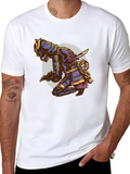 Samurai Warrior Graphic T-Shirt