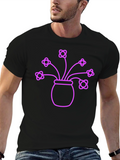 Modern Flower Pot T-Shirt