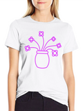 Modern Flower Pot T-Shirt