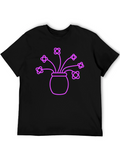 Modern Flower Pot T-Shirt