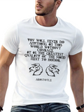 Aristotle Courage Graphic T-Shirt