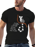 Lemur T-Shirt: Its Okay To Be Unsure