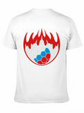 Flaming Soccer Ball Graphic Tee