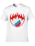 Flaming Soccer Ball Graphic Tee