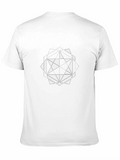 Geometric Starburst Graphic Tee - Modern Design