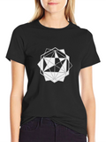Geometric Starburst Graphic Tee - Modern Design