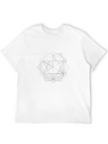 Geometric Starburst Graphic Tee - Modern Design