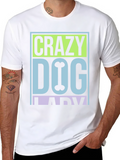 Crazy Dog Lady Graphic T-Shirt