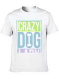 Crazy Dog Lady Graphic T-Shirt