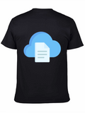 Cloud File Black T-Shirt