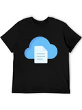 Cloud File Black T-Shirt
