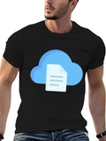 Cloud File Black T-Shirt