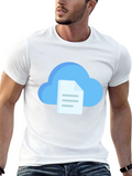 Cloud File Black T-Shirt