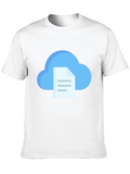 Cloud File Black T-Shirt