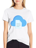 Cloud File Black T-Shirt