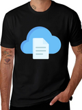 Cloud File Black T-Shirt