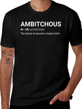 Ambitious Definition Graphic Tee - Black