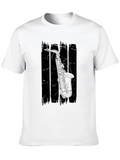 Saxophone Graphic Black T-Shirt - Musician Style