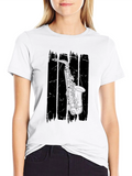 Saxophone Graphic Black T-Shirt - Musician Style