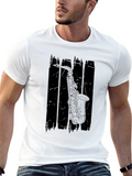 Saxophone Graphic Black T-Shirt - Musician Style