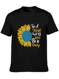 Sunflower Be a Daisy Graphic T-Shirt