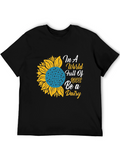 Sunflower Be a Daisy Graphic T-Shirt