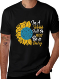 Sunflower Be a Daisy Graphic T-Shirt