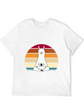 Llamaste Yoga T-Shirt - Meditating Llama Graphic Tee