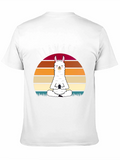 Llamaste Yoga T-Shirt - Meditating Llama Graphic Tee