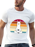 Llamaste Yoga T-Shirt - Meditating Llama Graphic Tee