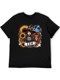 Leo Zodiac Witch & Lion T-Shirt