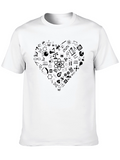 Science Heart T-Shirt - Geeky Love Tee
