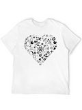 Science Heart T-Shirt - Geeky Love Tee